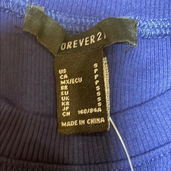 Forever 21 Blue and Black Tank Tops - Picture 3 of 6